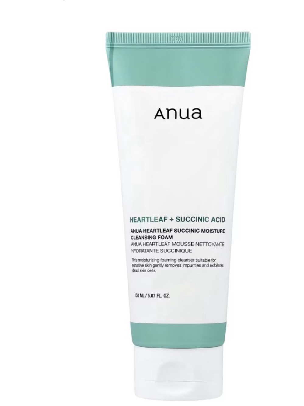 Anua Heartleaf + Succinic Moisture Cleansing Foam—Brand New full size Sealed box